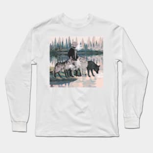 at the lake Long Sleeve T-Shirt